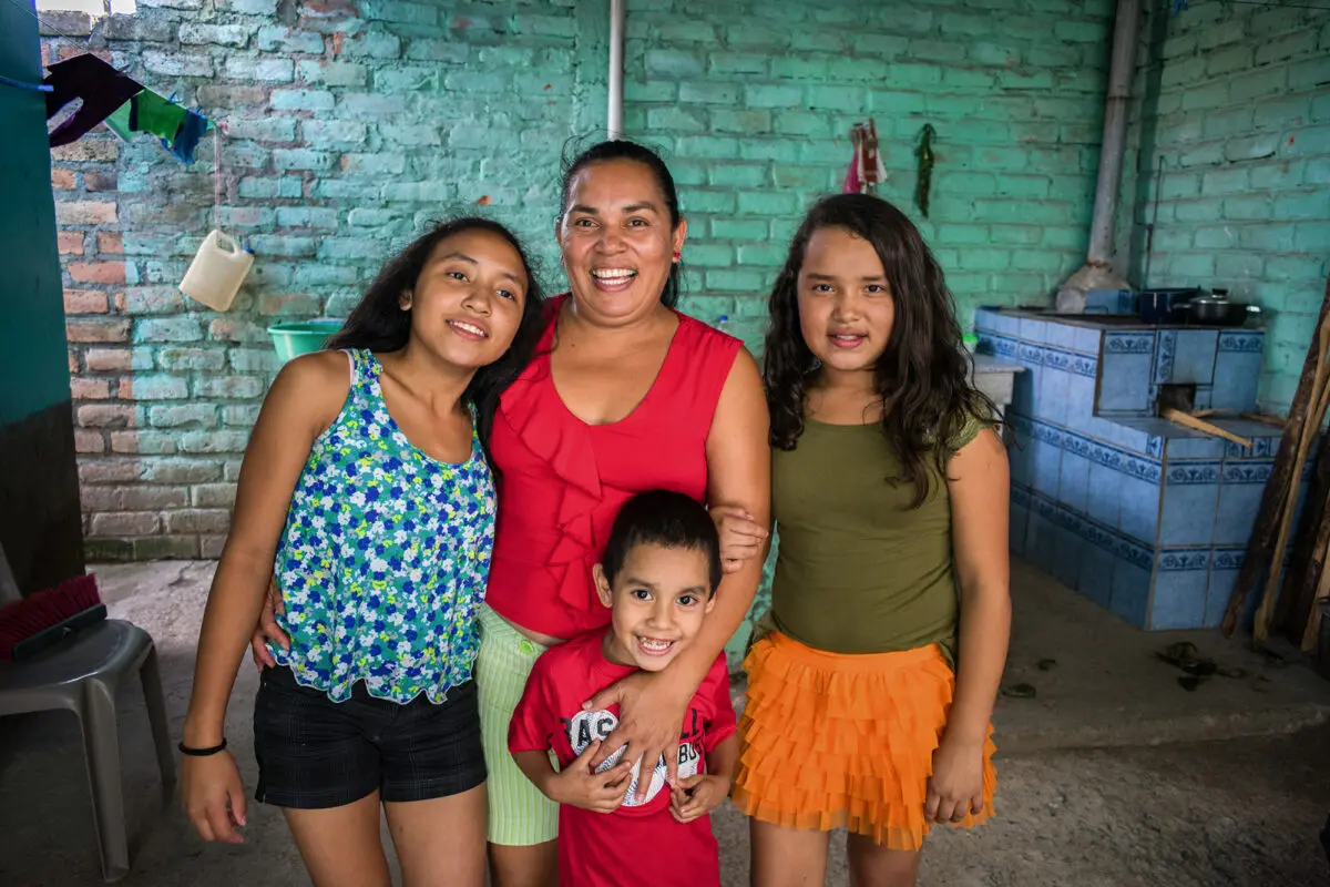 Honduras WereldOuders familie